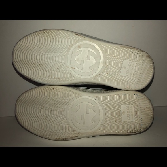 Gucci Kids Ace sneakers white strap Star bee 29/ 7 - Picture 11 of 13
